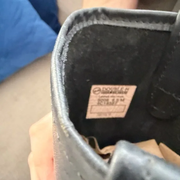 Double H Black Combat & Moto Boots - Picture 5 of 6